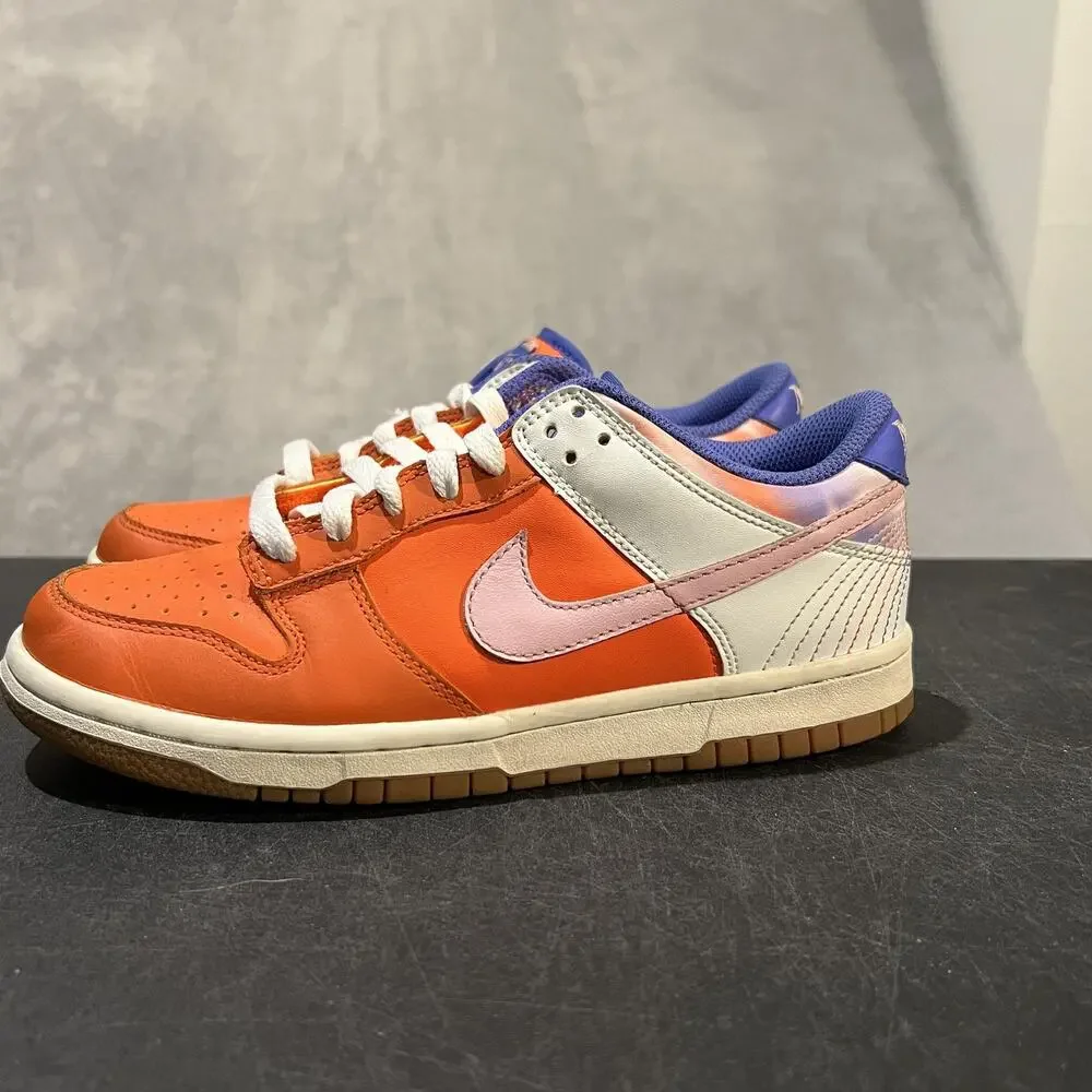 Nike Dunk Low Shoes Youth Size 5.5Y GS Orange Everything You Need FN0600-801